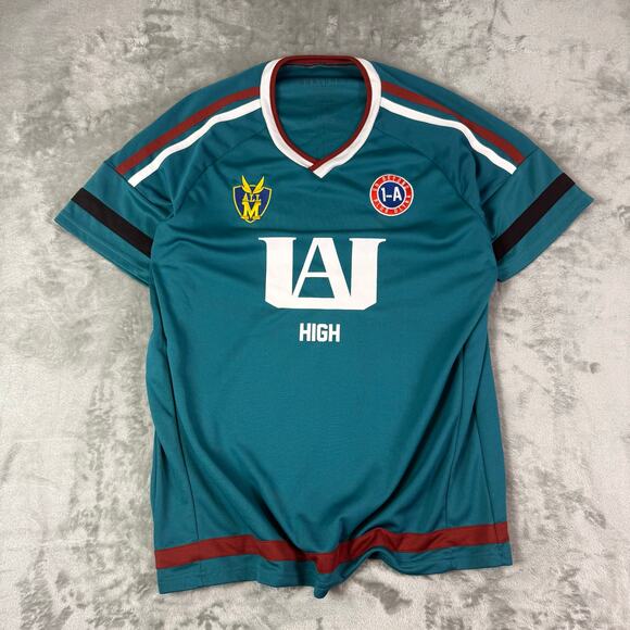 BoxLunch My Hero Academia Anime Midoriya Soccer Jersey Mens Large Green - Picture 1 of 6